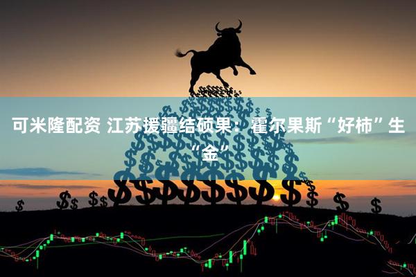 可米隆配资 江苏援疆结硕果：霍尔果斯“好柿”生“金”