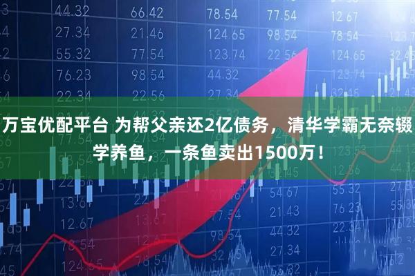 万宝优配平台 为帮父亲还2亿债务，清华学霸无奈辍学养鱼，一条鱼卖出1500万！